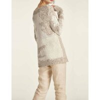 Knit sweater, beige-ecru