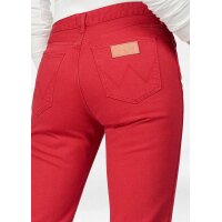 7/8 jeans, red