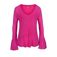 Marken-Shirt m. Volants, pink