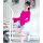 Marken-Shirt m. Volants, pink