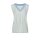 Blouse top, lemon-blue-print