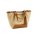Bag in trapeze shape, nature-brown