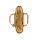 Bag in trapeze shape, nature-brown