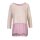 2-in-1-Flauschpullover m. Chiffon, malve