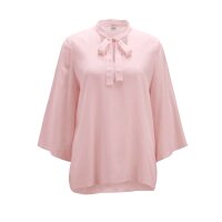 Blouse with slip tie, rosé