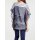 Print blouse, navy-white