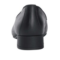 Lederslipper m. Tasseln, schwarz