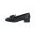 Lederslipper m. Tasseln, schwarz