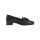 Lederslipper m. Tasseln, schwarz