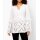 Designer-Spitzenbluse, ecru