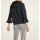 Jerseyjacke m. Kapuze, schwarz