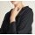 Jerseyjacke m. Kapuze, schwarz