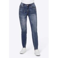 Push-up jeans, blue-bleached