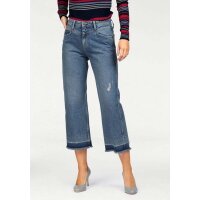 Marken-Culottejeans, blau