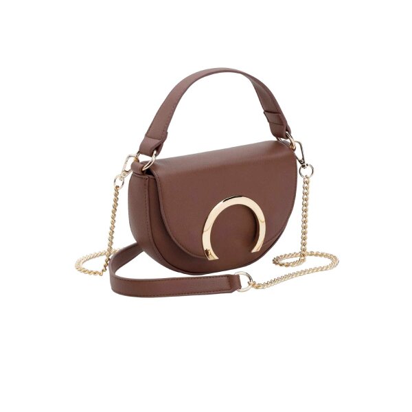 Bag, red brown - golden