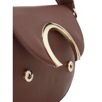 Bag, red brown - golden