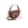 Bag, red brown - golden