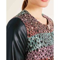 Designer-Blazer, schwarz-bunt