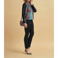 Designer-Blazer, schwarz-bunt