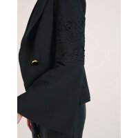 Designer-Blazer m. Spitze, schwarz