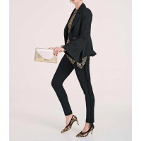 Designer-Blazer m. Spitze, schwarz