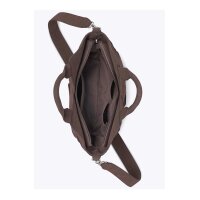Flechtmuster-Tasche, schoko