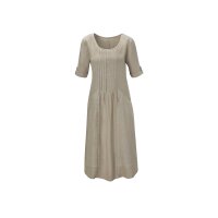 Leinen-Kleid, sesam