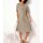 Leinen-Kleid, sesam