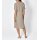 Leinen-Kleid, sesam
