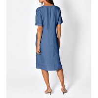 Leinen-Kleid, jeansblau