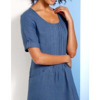 Leinen-Kleid, jeansblau