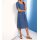 Leinen-Kleid, jeansblau