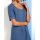 Leinen-Kleid, jeansblau