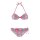 Push up bikini, pink-multicolour