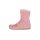 Leather boots with weave fur, rosé