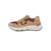 Marken-Sneaker, camel-rot