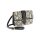 Tasche m. Nieten, snake-schwarz