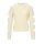 Sweater with cut-outs, cream