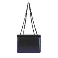 Marken-Tasche m. Strasssteinen, nachtblau