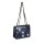 Marken-Tasche m. Strasssteinen, nachtblau
