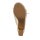 Leder-Pantolette, goldfarben