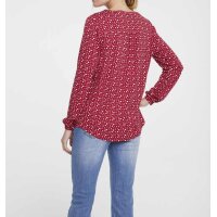 Print shirt, red-white