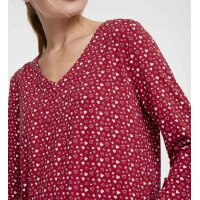 Print shirt, red-white