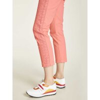 7/8-Jeanshose m. Spitze, pfirsich