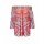 Designer-Carmenbluse, rosenquarz-bunt