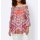 Designer-Carmenbluse, rosenquarz-bunt