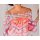 Designer-Carmenbluse, rosenquarz-bunt