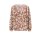 Designer-Druckbluse, mandarine-mint-schwarz