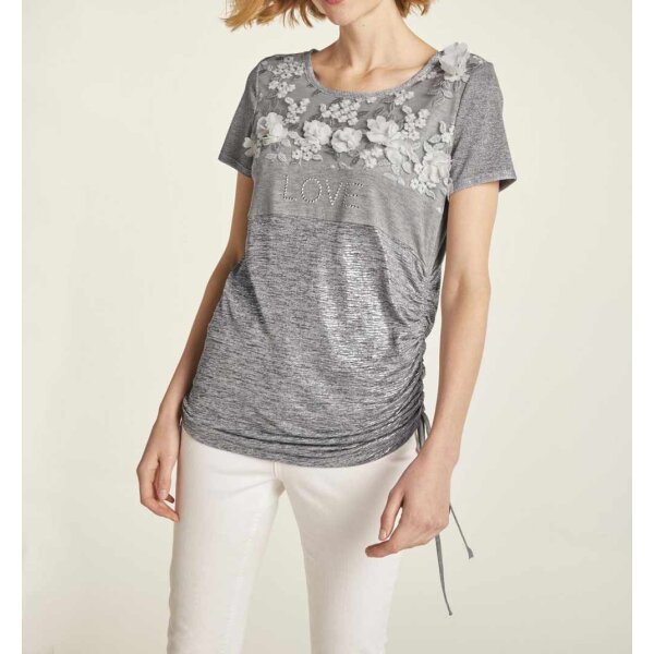 Jerseyshirt, grau-melange