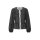 Satin blouse jacket, graphite-champagne